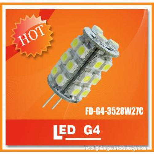 Corn LED G4 SMD3528 27leds 1.6W 135lm